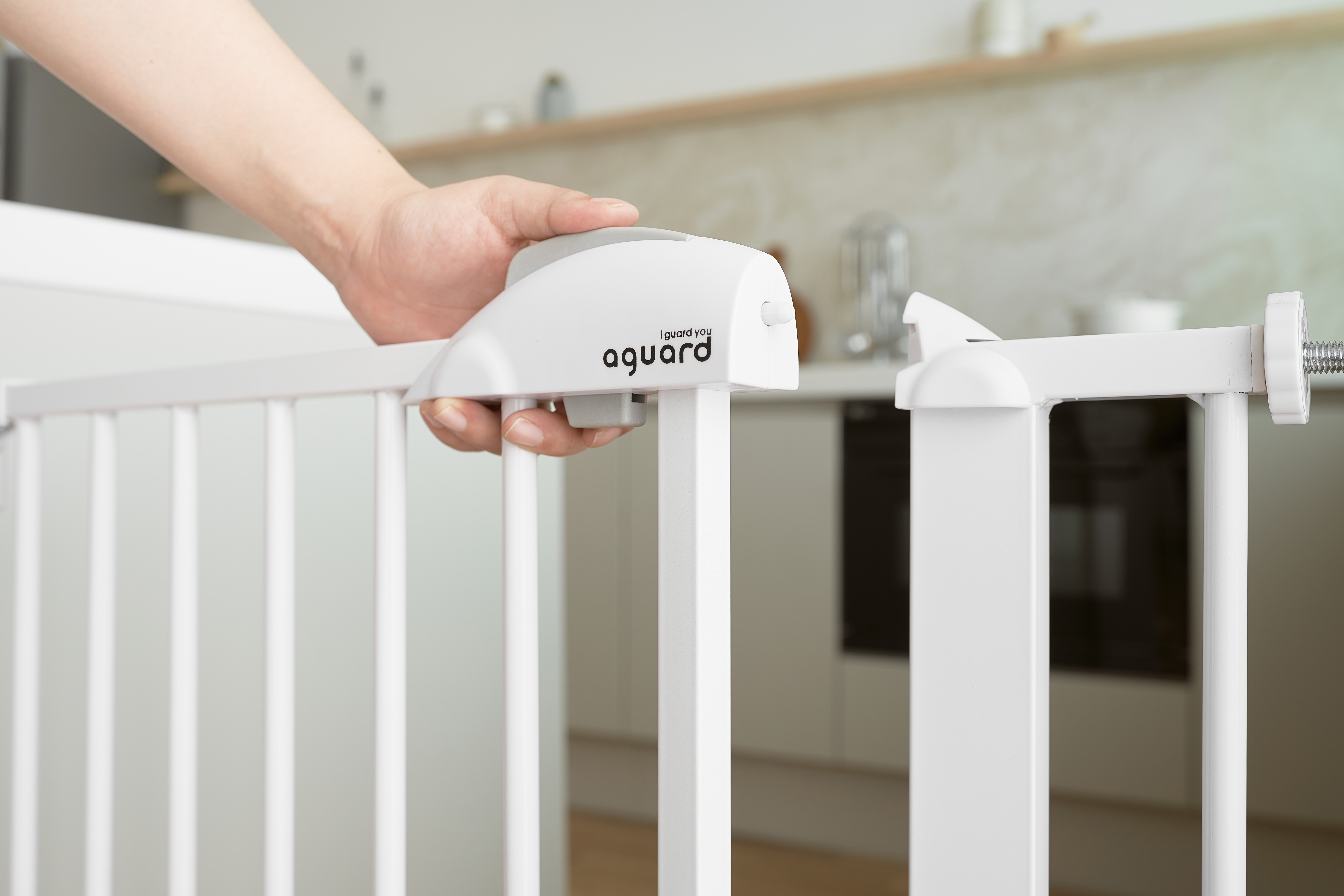 네이버국민템 아가드 이지슬라이드 유아 안전문 초소형 60 - 65cm 아기 안전펜스 강아지