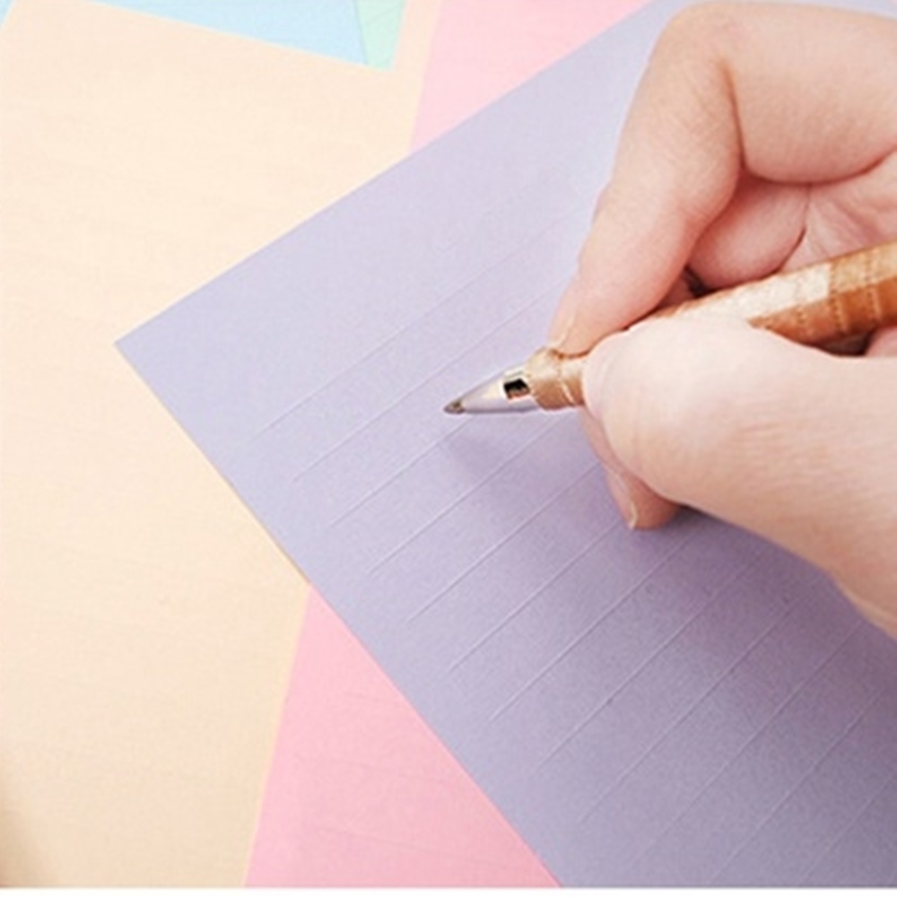 레인보우 파스텔 예쁜 군대 편지지 8종세트 곰신 군인 남자친구 생일 1주년 100일 편지 이미지 4