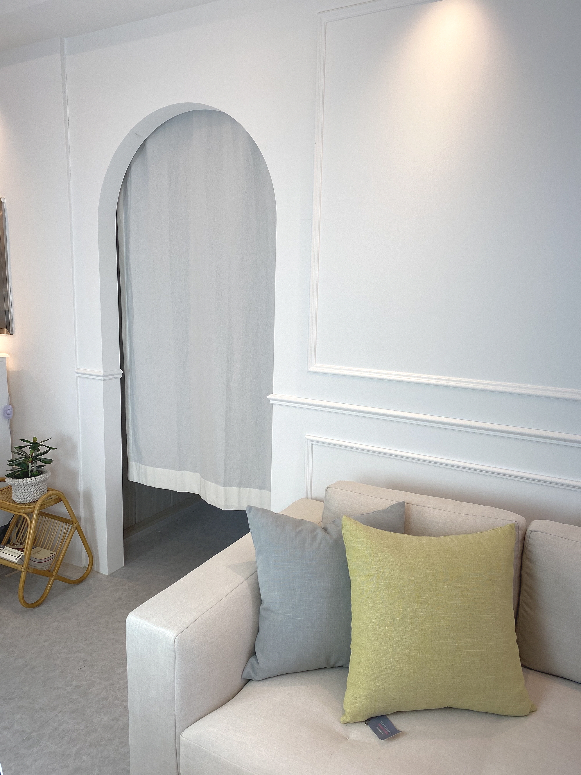 코지앳홈샵 광목커튼 가리개 창문 주방 베란다 피팅룸 다용도 가림막커튼