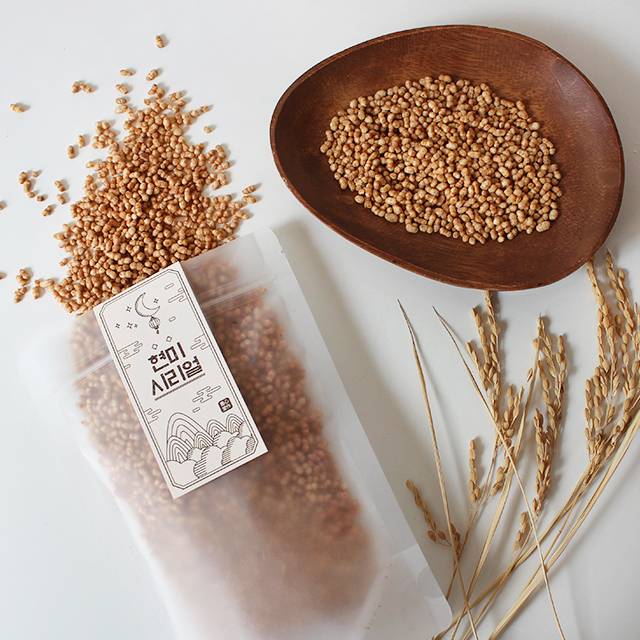 풍심당 건강한 현미 시리얼 (120g) 비건 부모님 건강 간식