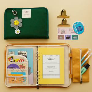 캔버스 6공 다이어리 커버 - A5 실사용 후기 | 효과 있을까? - 상품 이미지 1