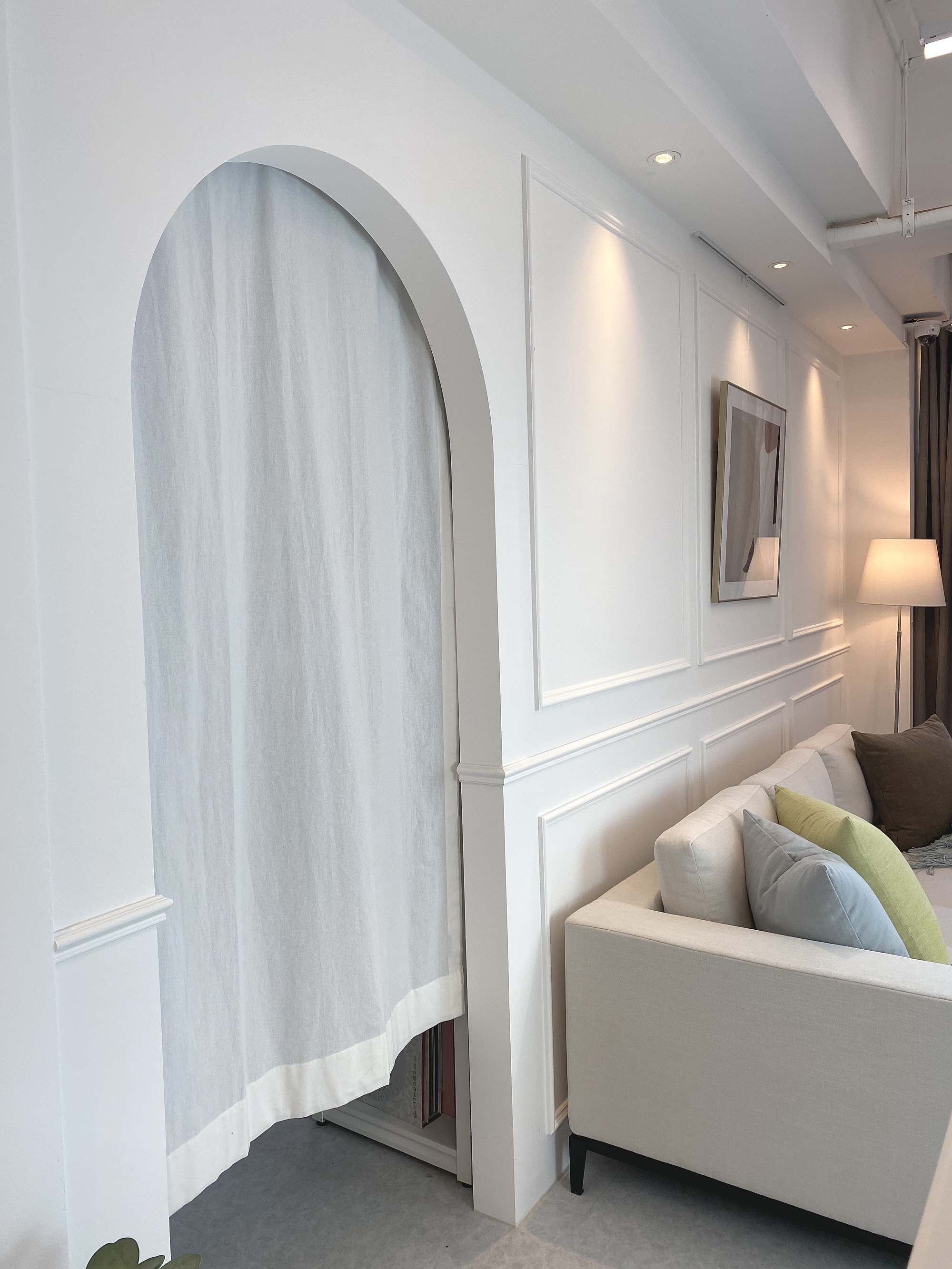 코지앳홈샵 광목커튼 가리개 창문 주방 베란다 피팅룸 다용도 가림막커튼