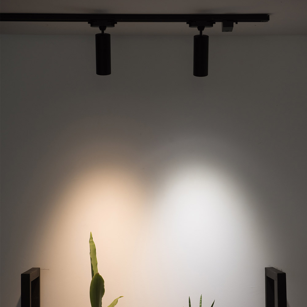 LED 샤토 COB 레일조명 블랙 20W 주백색 - 상세 이미지 4