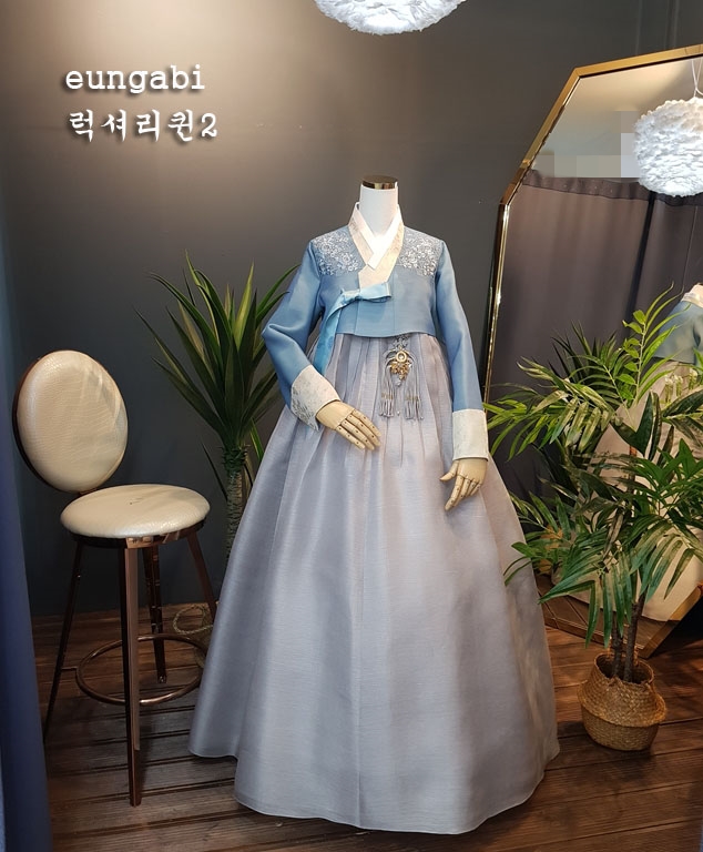 한복대여 은가비한복 럭셔리퀸2 결혼식 여자 혼주 하객 가족 대여점 - 상세 이미지 2