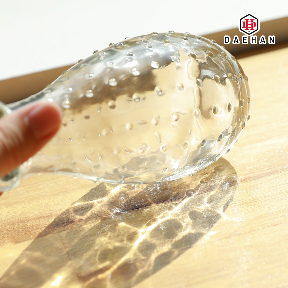 유리 화병 꽃병 인테리어 조화 튤립 디퓨저병 시약병 물방울 FV-029