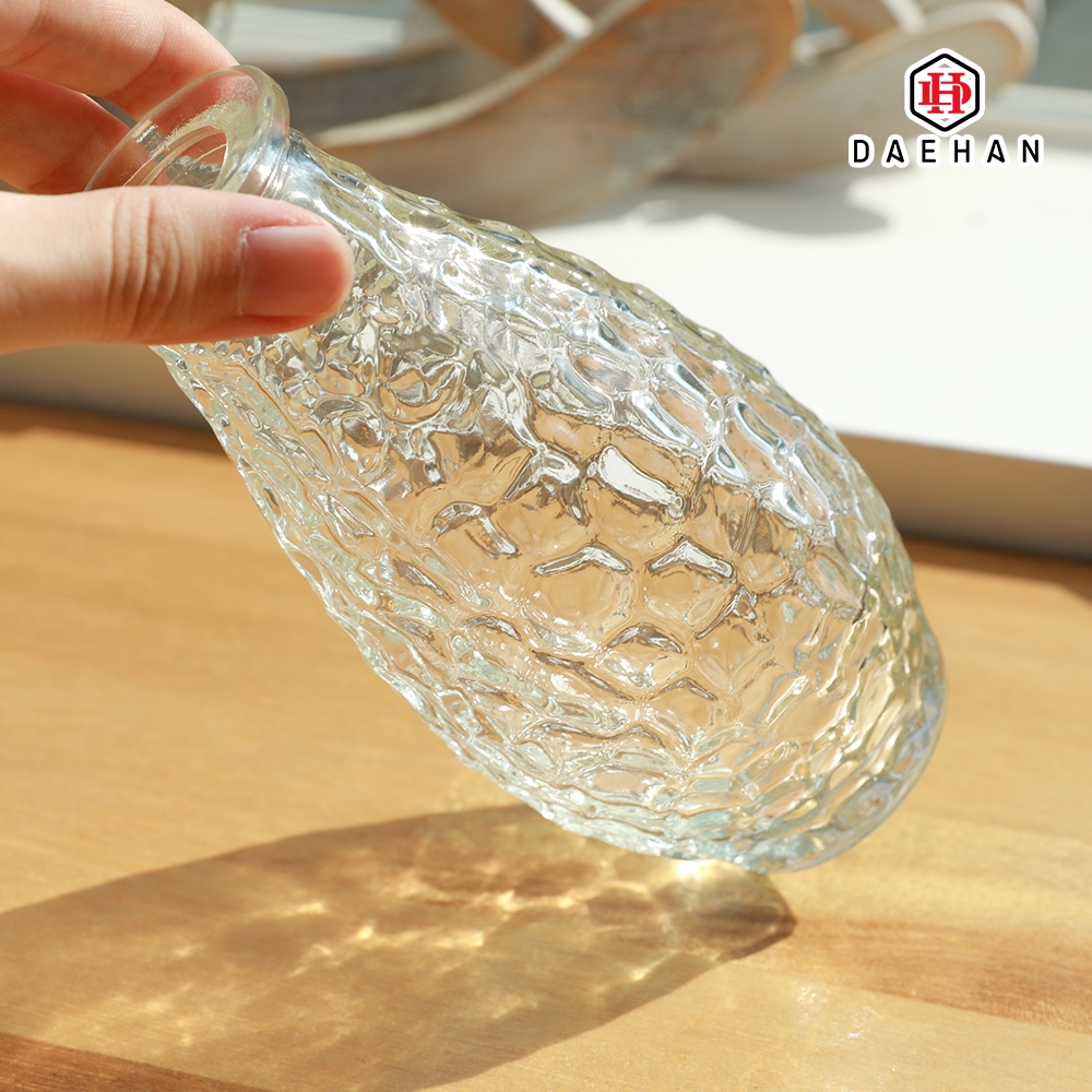 유리 화병 꽃병 인테리어 조화 튤립 디퓨저병 시약병 물방울 FV-029