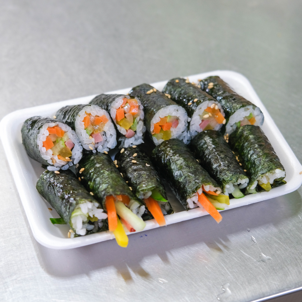 [대전 중구 배달] 꼬마김밥 5개 [태평 야호분식] : 동네시장 장보기