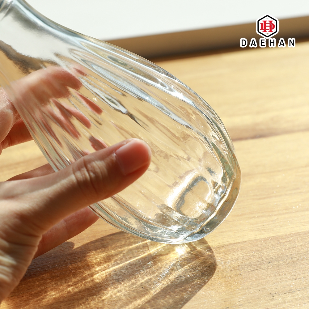 유리 화병 꽃병 인테리어 조화 튤립 디퓨저병 시약병 물방울 FV-029
