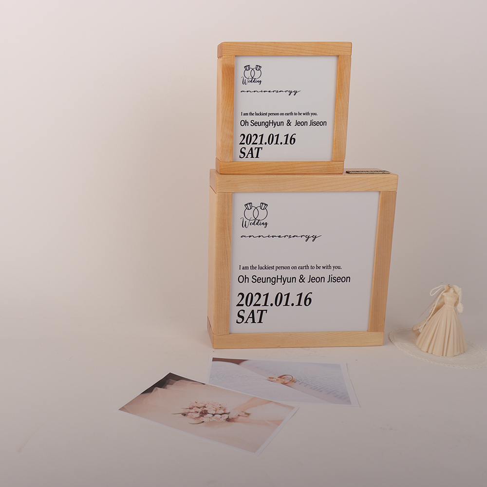 체리 TypeA 결혼 웨딩 신혼부부 결혼기념일 무드등 액자 이미지 6