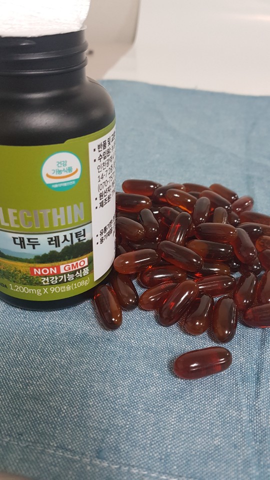 대두레시틴 Lecithin 콜린 인지질 레시틴 포스파티딜콜린 콜레스테롤개선 이미지 2