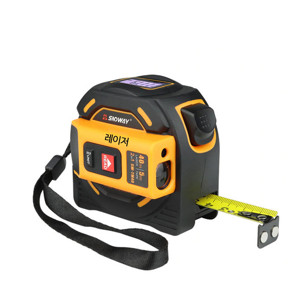 SNDWAY 레이저 거리측정기 줄자 레이저자 50m 이미지 3