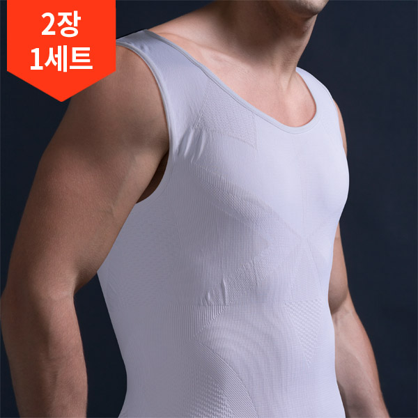 리카타 다비드 몸매 보정 남성 이너웨어/2장세트 - 상품 이미지