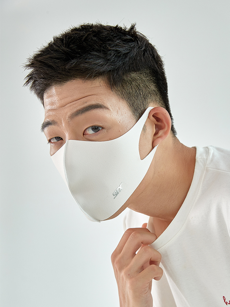 빨아쓰는 구리 항균 데일리 마스크 스포츠 패션 숨쉬기편한 다회용 국산 - 상세 이미지 4