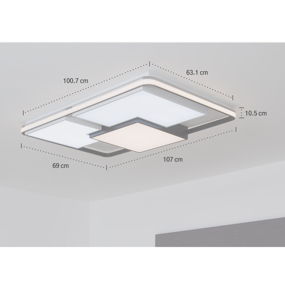 LED 보네사 거실등 200W 대형 거실조명 이미지 6