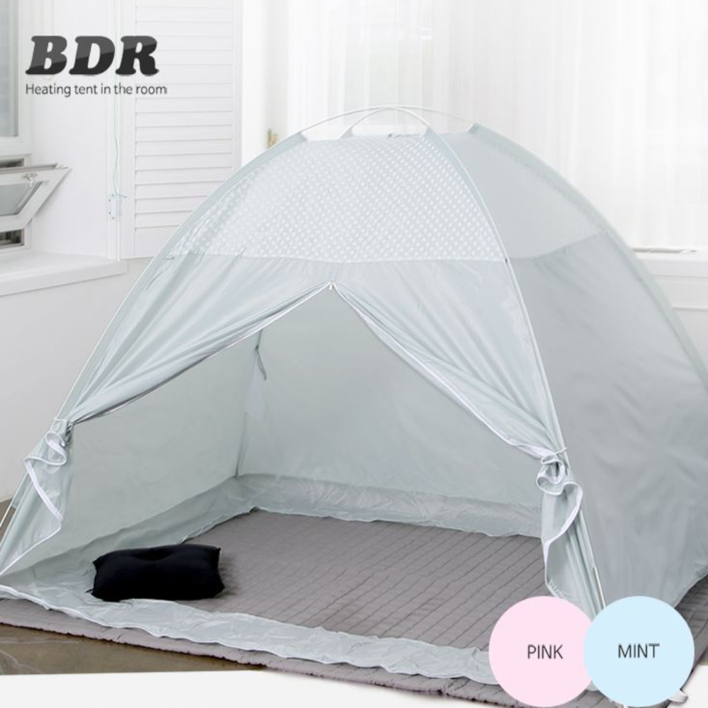 원터치 가정용 난방텐트 싱글 퀸 2인용 침대 외풍차단 실내 실내용 보온 방한 난방 텐트