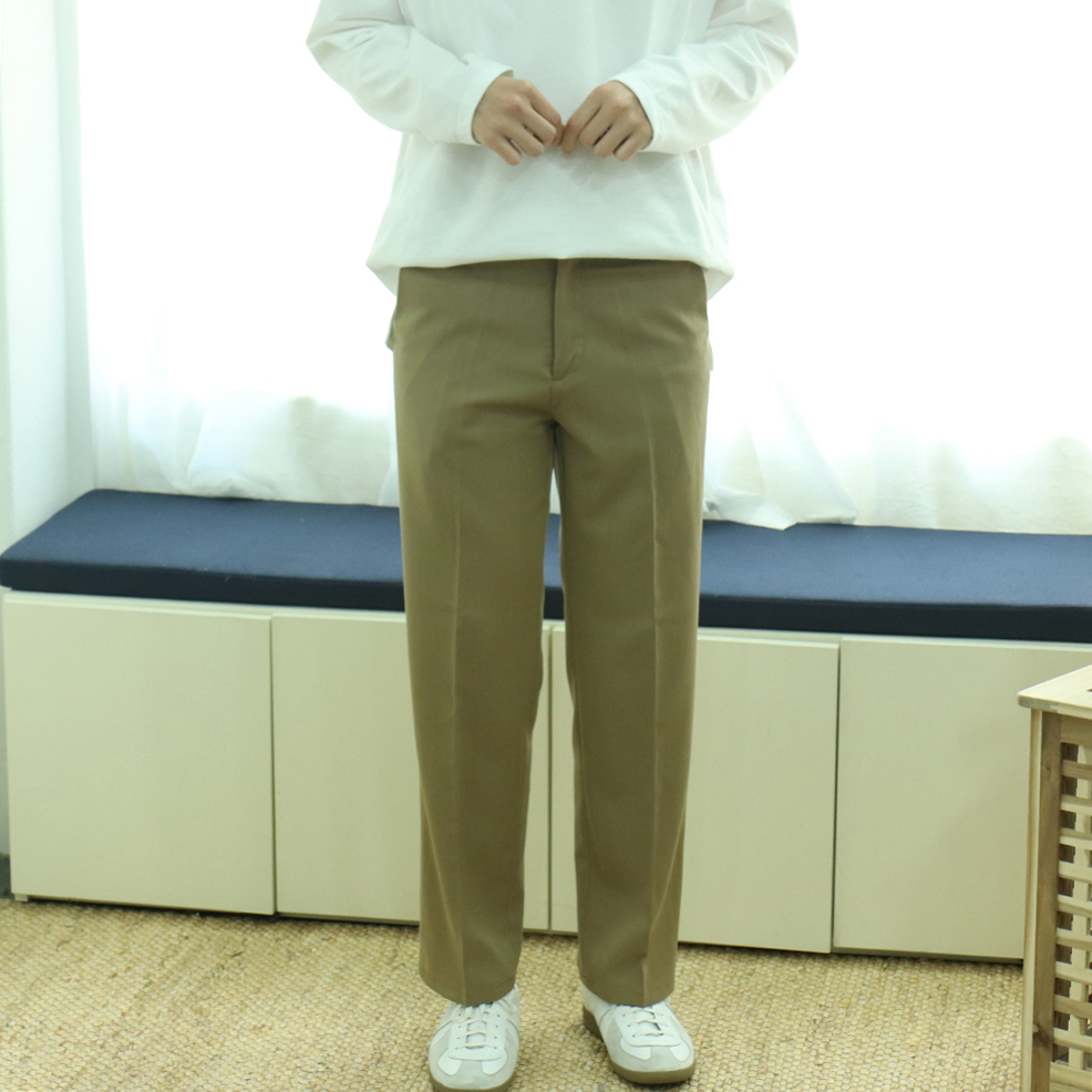 남자와이드슬랙스 빅사이즈 허벅돼 밴딩 남자슬랙스 - 상품 이미지