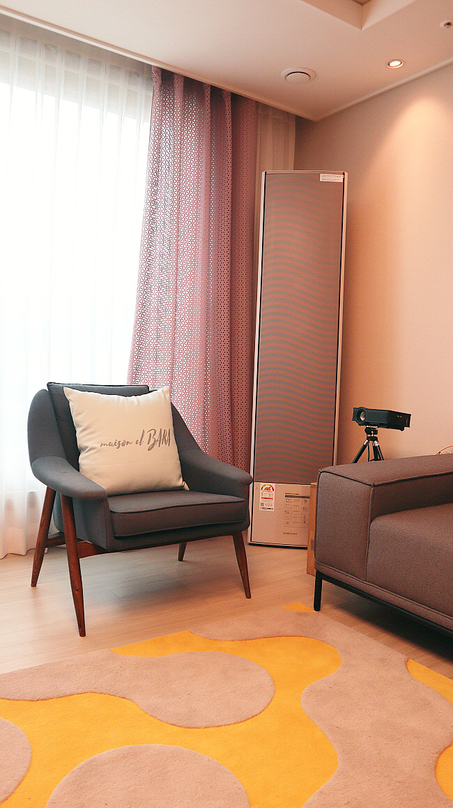 코지앳홈샵 포인트커튼 레이저핑크(맞춤제작)