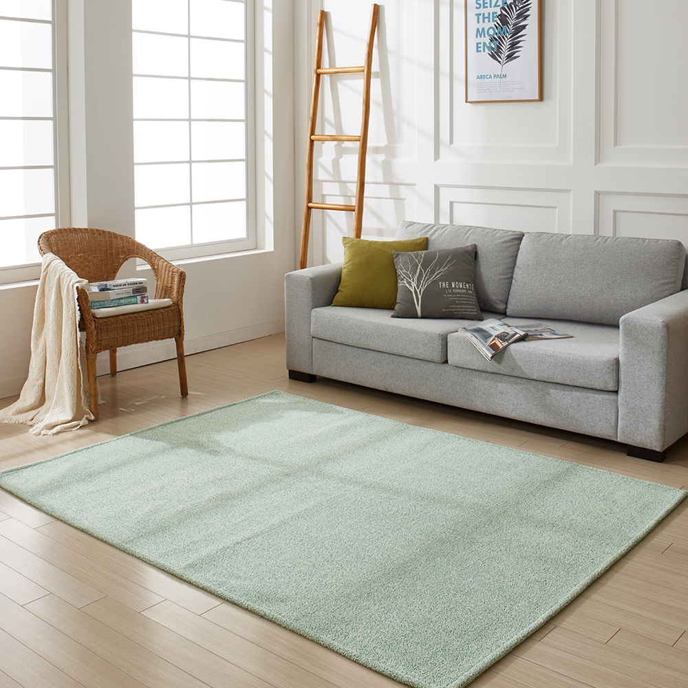 니두스 투톤 워셔블러그 먼지없는 미니 안방 침대 대형 사계절 러그 200x230cm - 상세 이미지 4