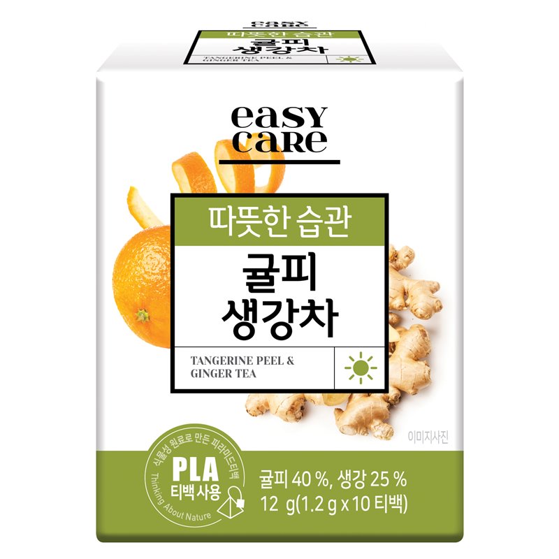 [녹차원] 귤피생강차 10T (식물성 PLA 피라미드티백)