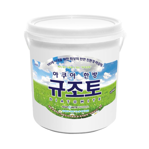 [프리미엄] 한방기능+10kg, 18kg 아쿠아한방 규조토몰탈 곰팡이결로방지 친환경 화이트 - 상세 이미지 4