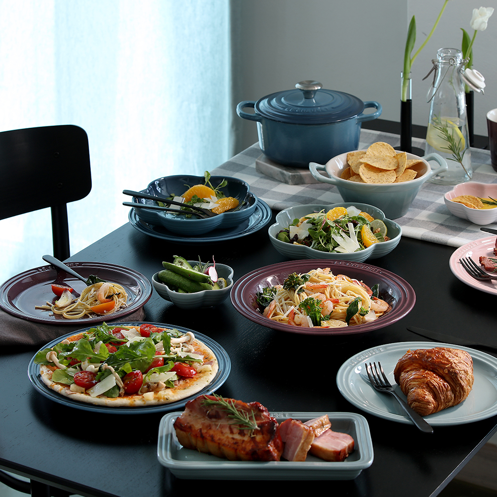 르크루제 북유럽컬렉션 원형접시23cm (색상선택)