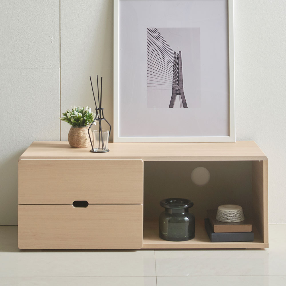 네티 미니 원룸 1인가구 티비다이 거실 TV장식장 800