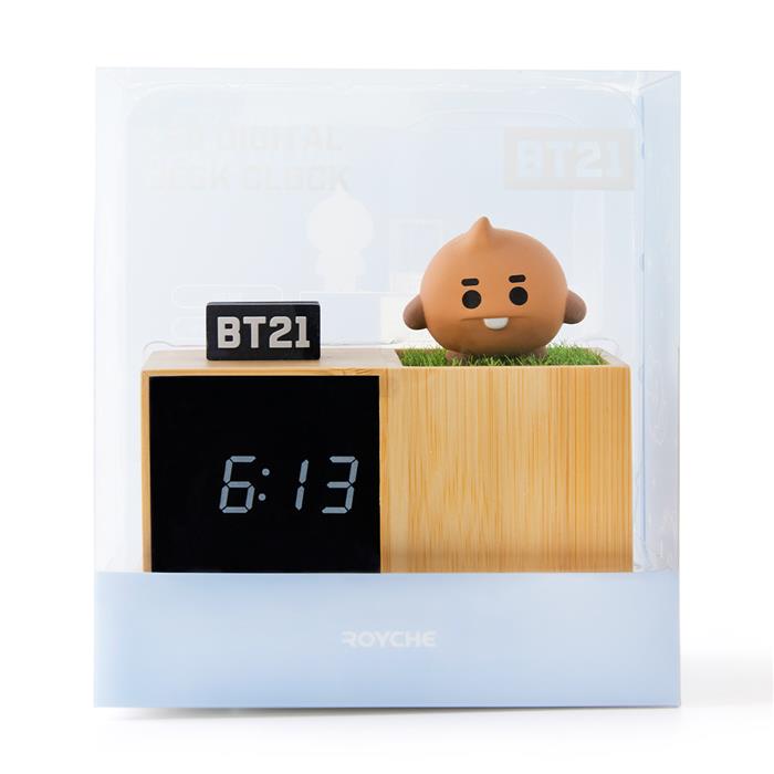 Friends line BT21 SHOOKY BABY Digital Clocks KPop Merch