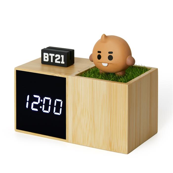 Friends line BT21 SHOOKY BABY Digital Clocks KPop Merch