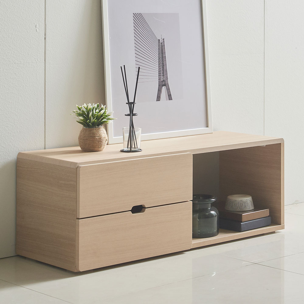 네티 미니 원룸 1인가구 티비다이 거실 TV장식장 800