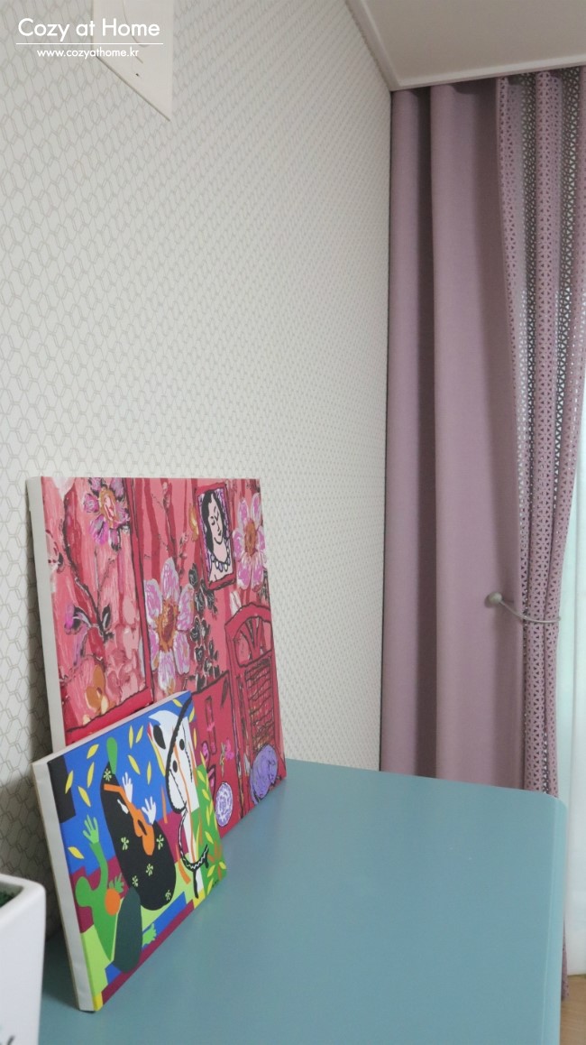 코지앳홈샵 사계절감성맞춤 라일락핑크 거실/안방커튼