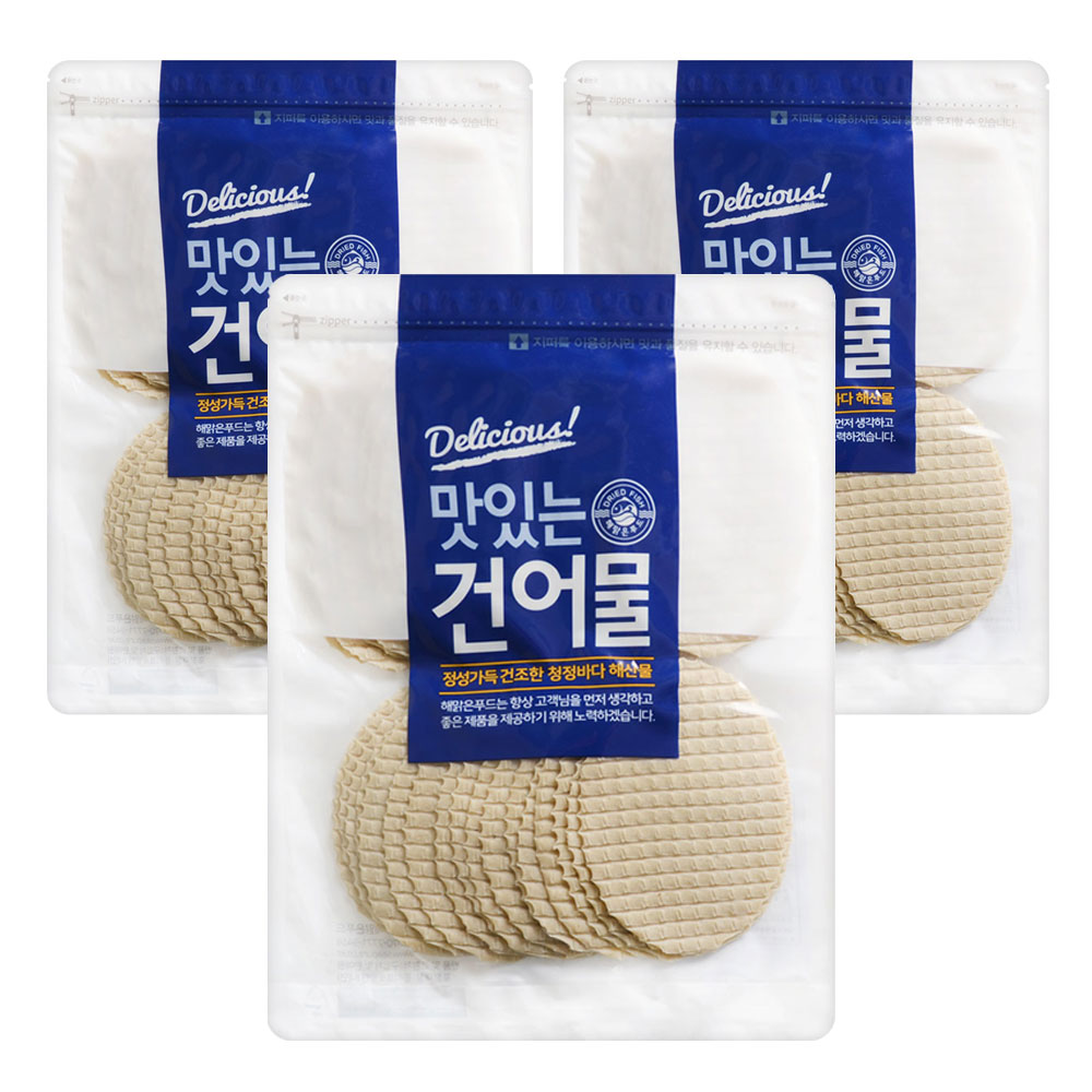 해맑은푸드 맛나포 튀김쥐포 400gX3개입 : 해맑은푸드