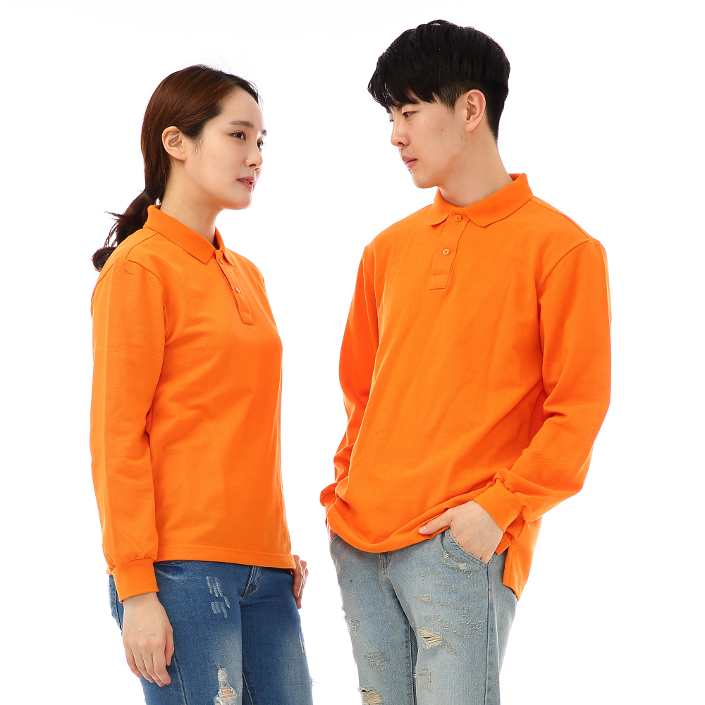 20수pk긴팔티셔츠(추동용) 식당 업소 가게티 주방 음식점 홀서빙복 - 상세 이미지 2