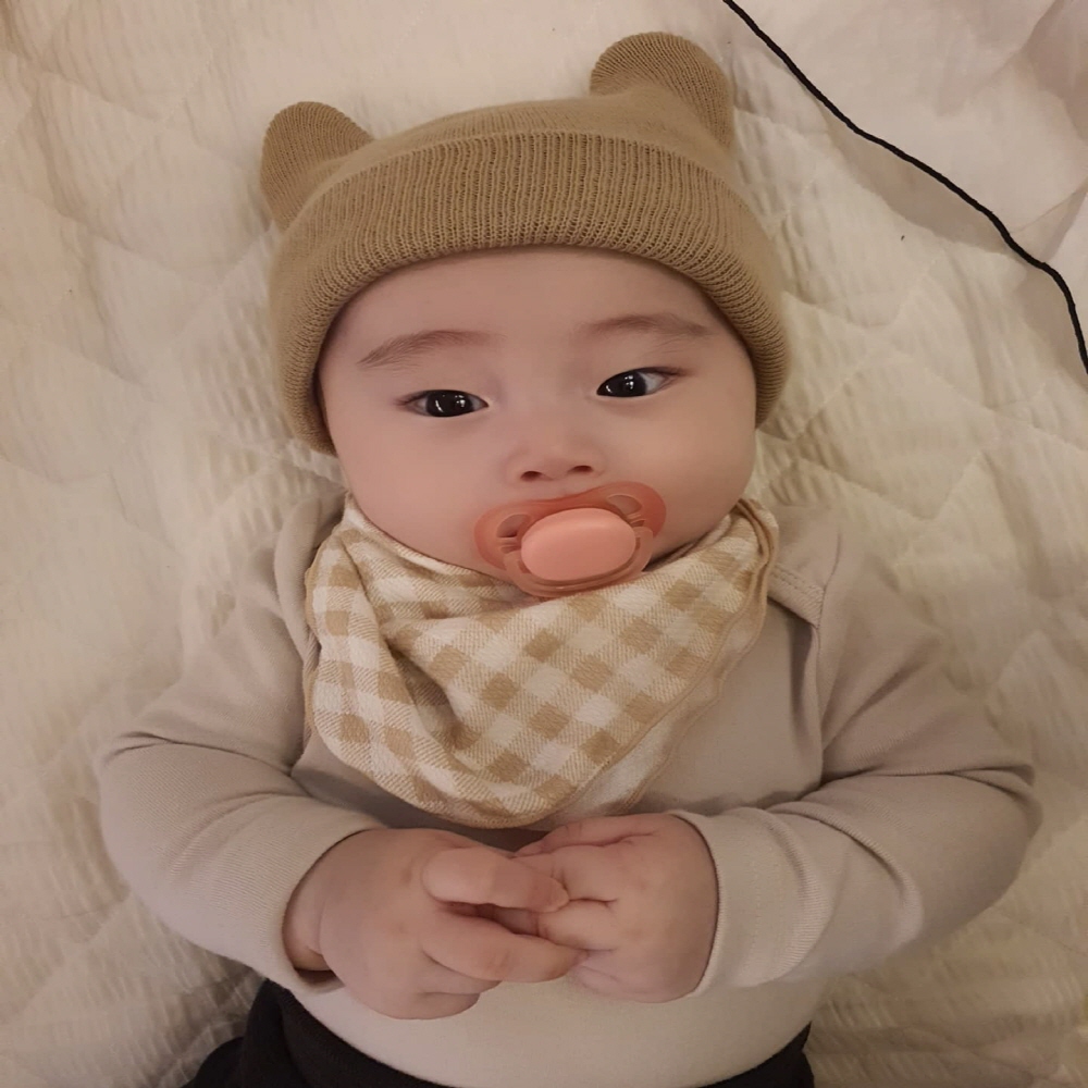 아기 뿔비니 편안한 순면 아기비니 데일리 모자 나들이 외출 - 상세 이미지 5