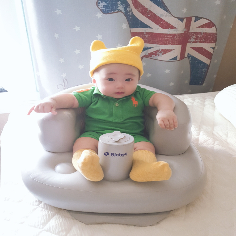 아기 뿔비니 편안한 순면 아기비니 데일리 모자 나들이 외출 - 상세 이미지 4