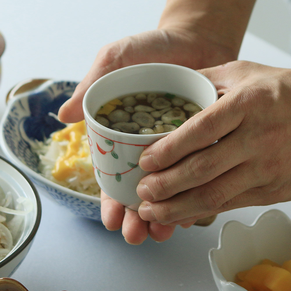꿈꾸는키친 일본식 자무시 계란찜기 볼 그릇 - 사쿠라 블루 - 상세 이미지 4