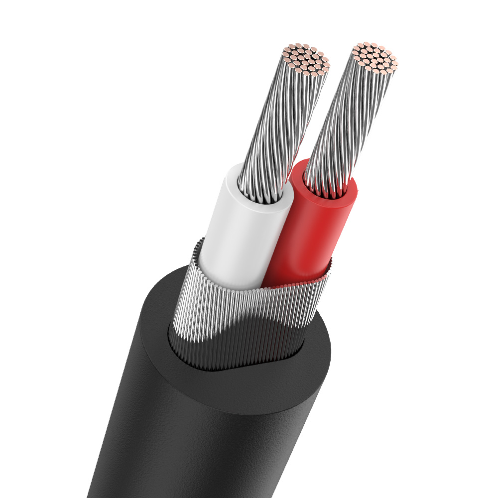 유그린 3.5mm 스테레오 to 2 RCA 오디오 케이블 AV102 5m, 1개 - 상세 이미지 3
