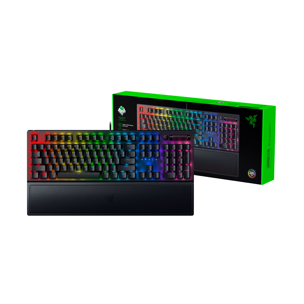 레이저코리아 블랙위도우 V3 영문 Razer BlackWidow V3 US 유선 게이밍 키보드 (녹축) - 상세 이미지 4