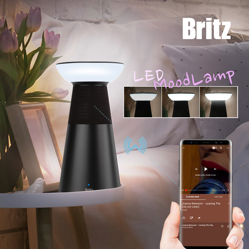[브리츠몰] 올인원 무드등 블루투스스피커 BA-MLB10 /수유등/라디오