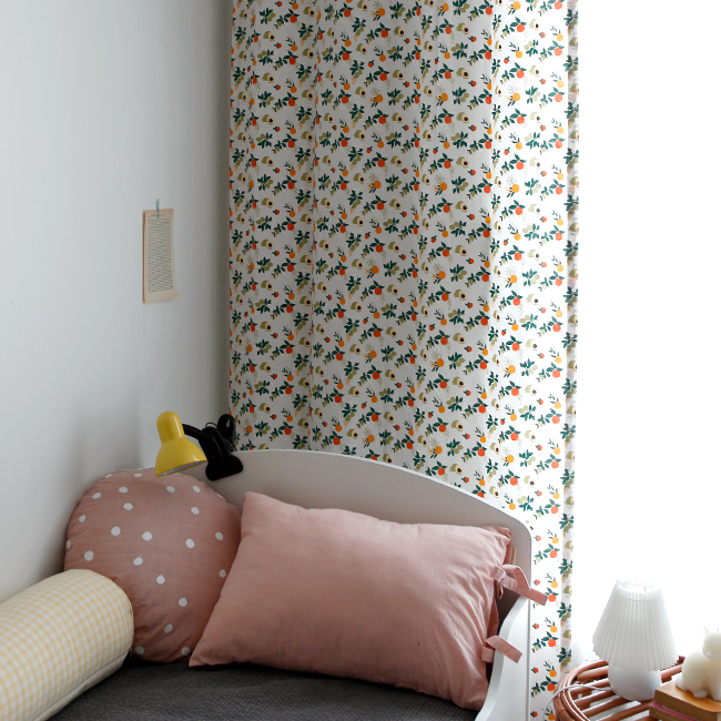 아보카도 거실 아이방 커튼 핀스타일 s-가로100세로150