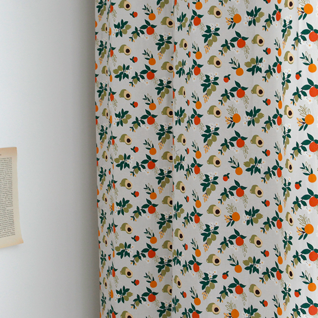 아보카도 거실 아이방 커튼 핀스타일 s-가로100세로150