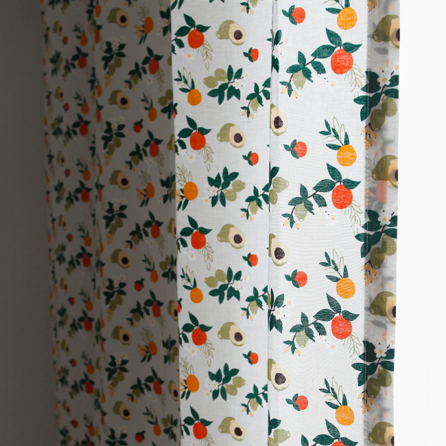 아보카도 거실 아이방 커튼 핀스타일 s-가로100세로150