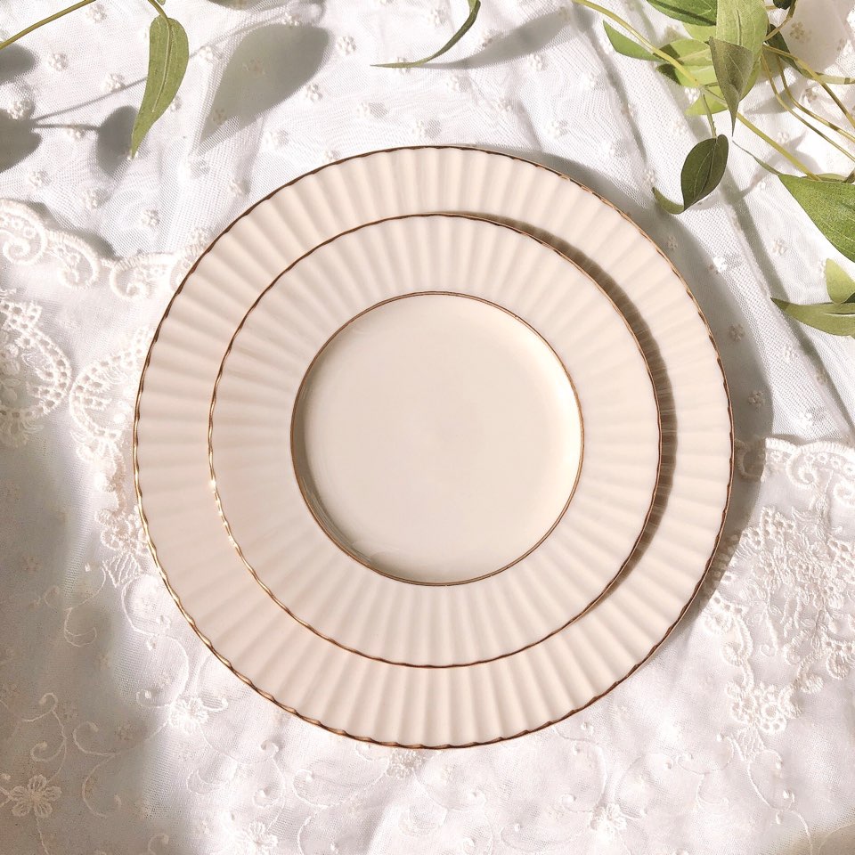 레녹스 사이테이션 골드 빈티지 접시 앤틱 디저트플레이트 예쁜수입그릇