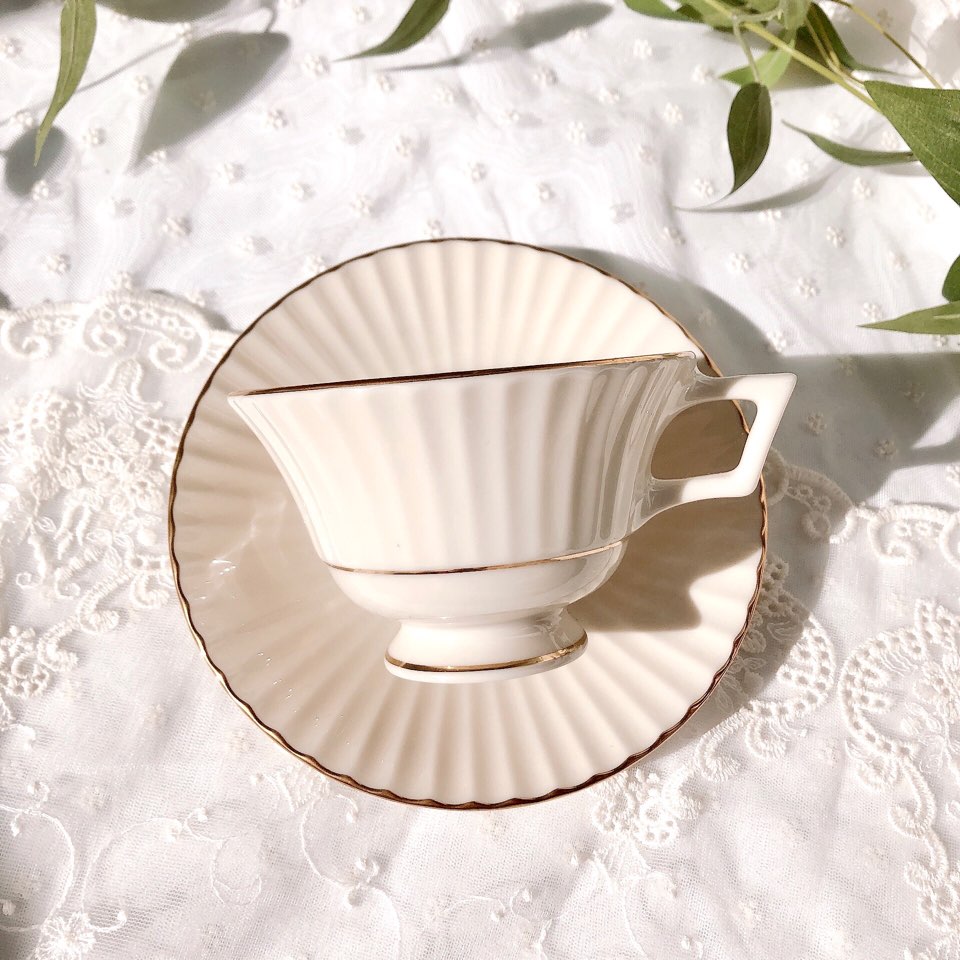레녹스 사이테이션 골드 빈티지 찻잔 앤틱 커피잔 수입 예쁜 컵앤소서 세트