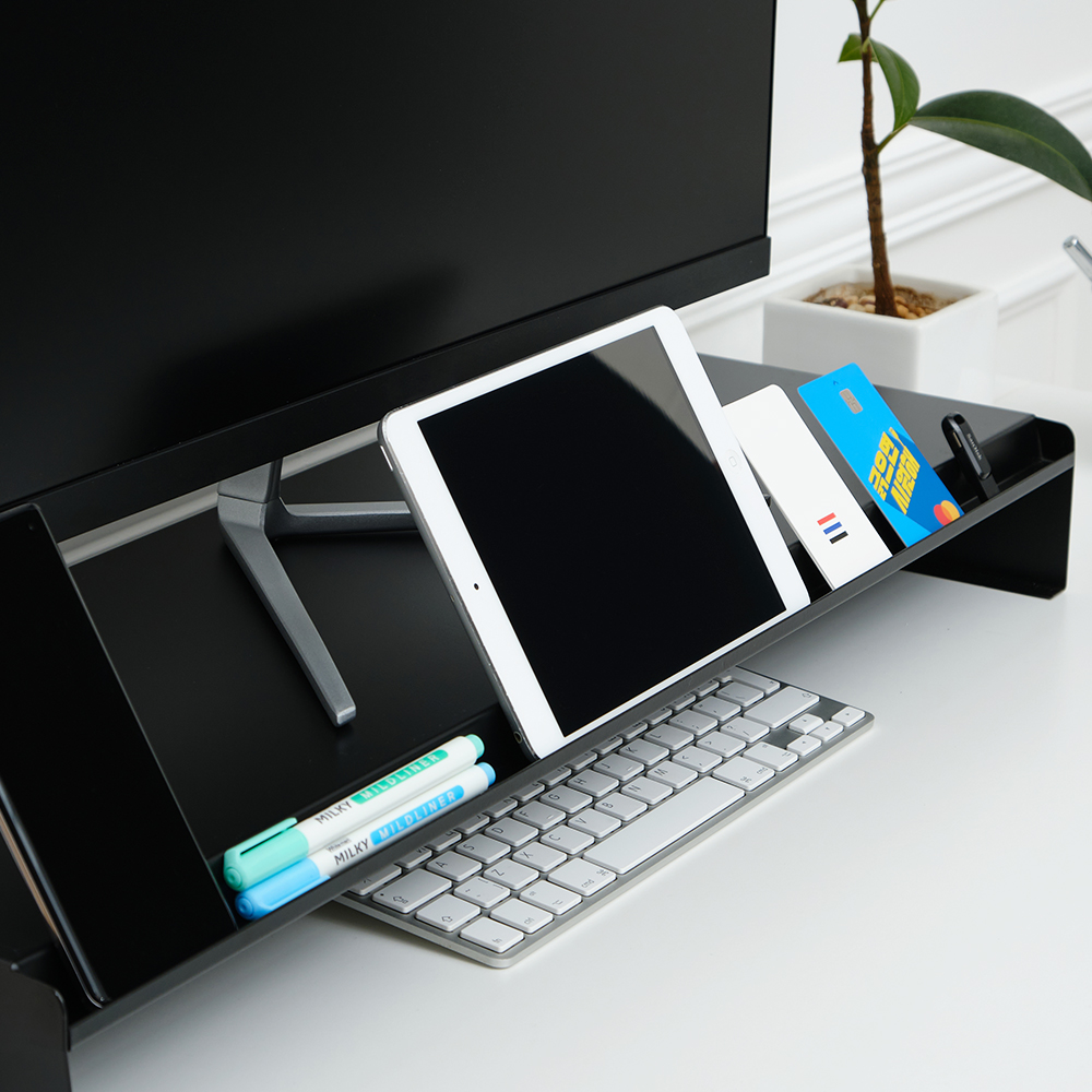 [멀티거치]스톤힐 모니터받침대 컴퓨터 메탈스탠드 MS-01 400 8 이미지 2