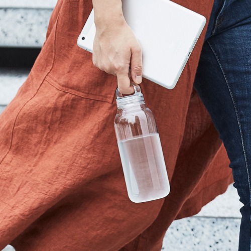 킨토 워터 보틀 텀블러 500ml, 투명