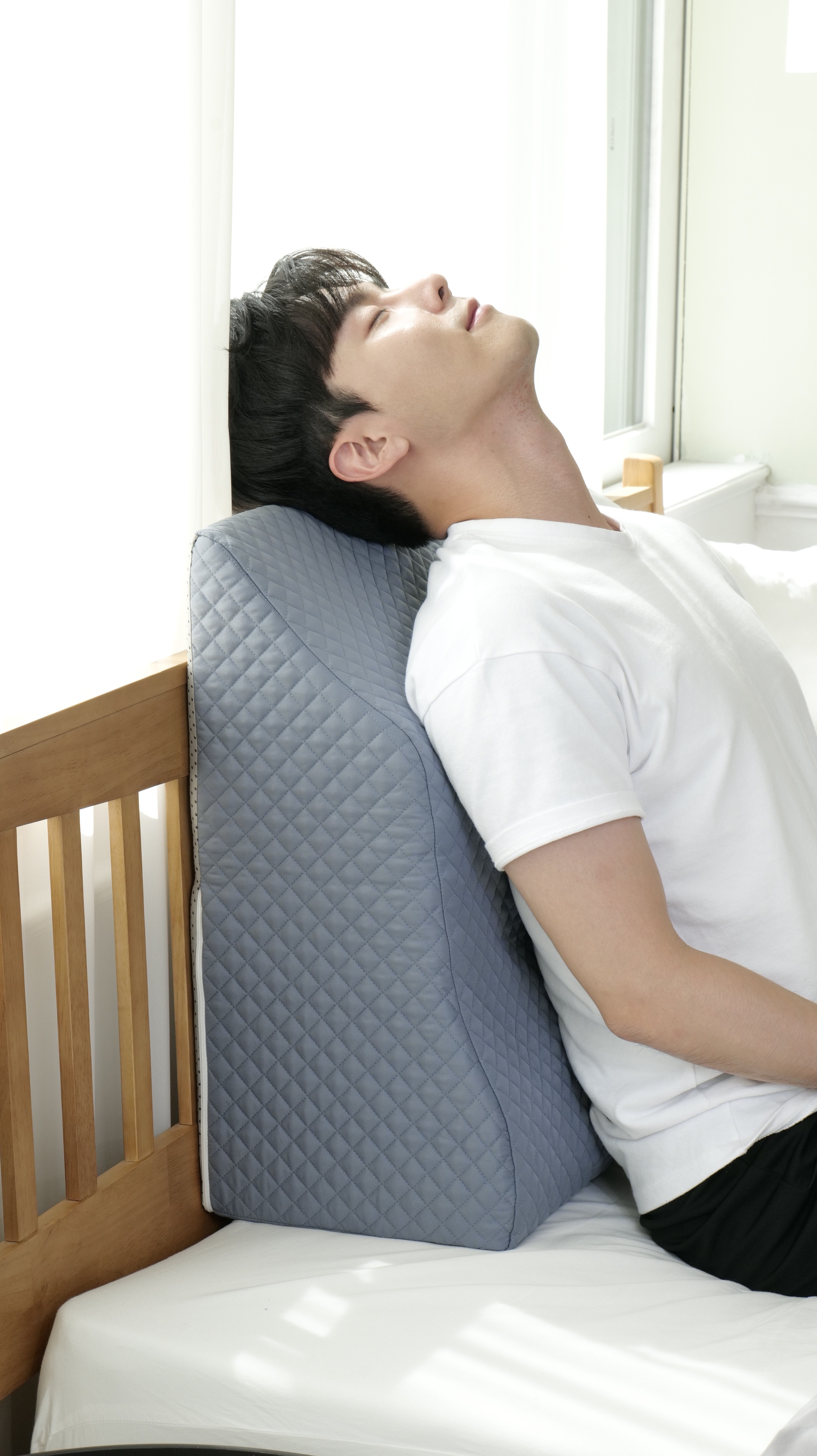 1+1set 수면도감 다리베개 다리쿠션 발베개 종아리쿠션 26cm