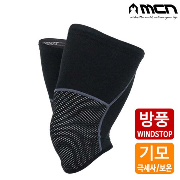 엠씨엔 겨울 방풍 기모 니워머 무릎토시 자전거 레그워머 무릎보호대 - 상세 이미지 2