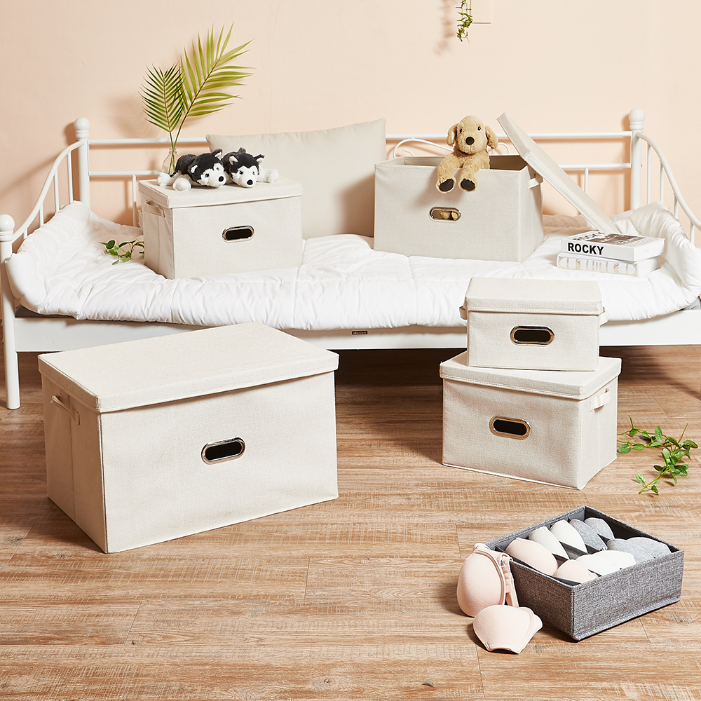 할메이드 팬트리 정리함 의류 옷 소품 수납박스 패브릭 수납함 특대