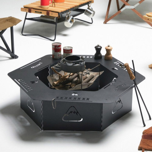 어네이티브 헥사 육각 화로대 테이블 캠핑 불멍 접이식 화로테이블