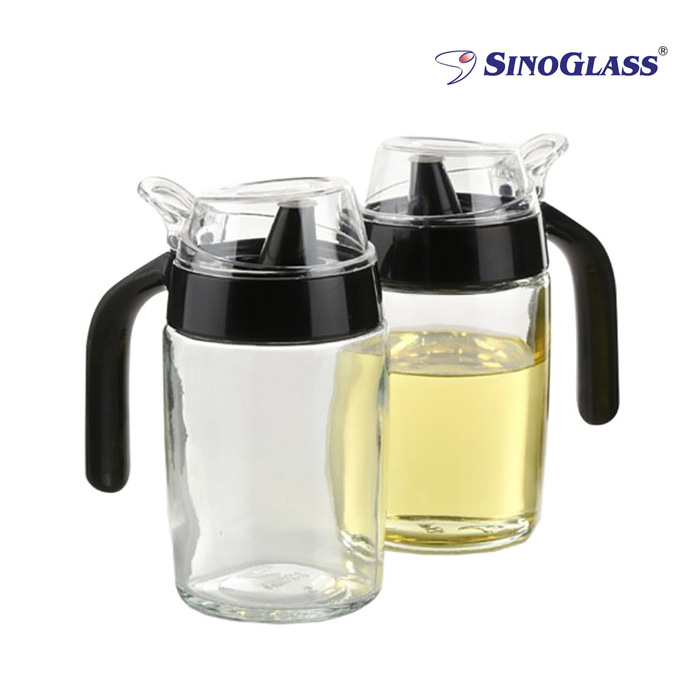 시노글라스 원터치 오일병 소스병 양념병 250ml 블랙 1P - 상세 이미지 2